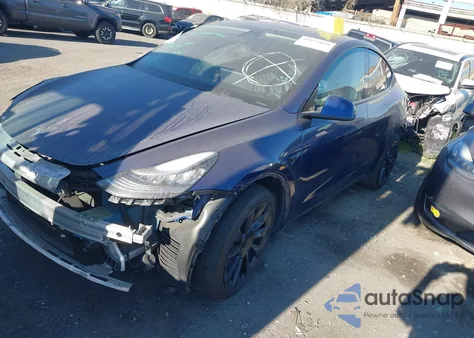 2021 Tesla Model Y Long Range Dual Motor All-Wheel Drive из США, поврежденный, VIN 5YJYGDEE8MF061565